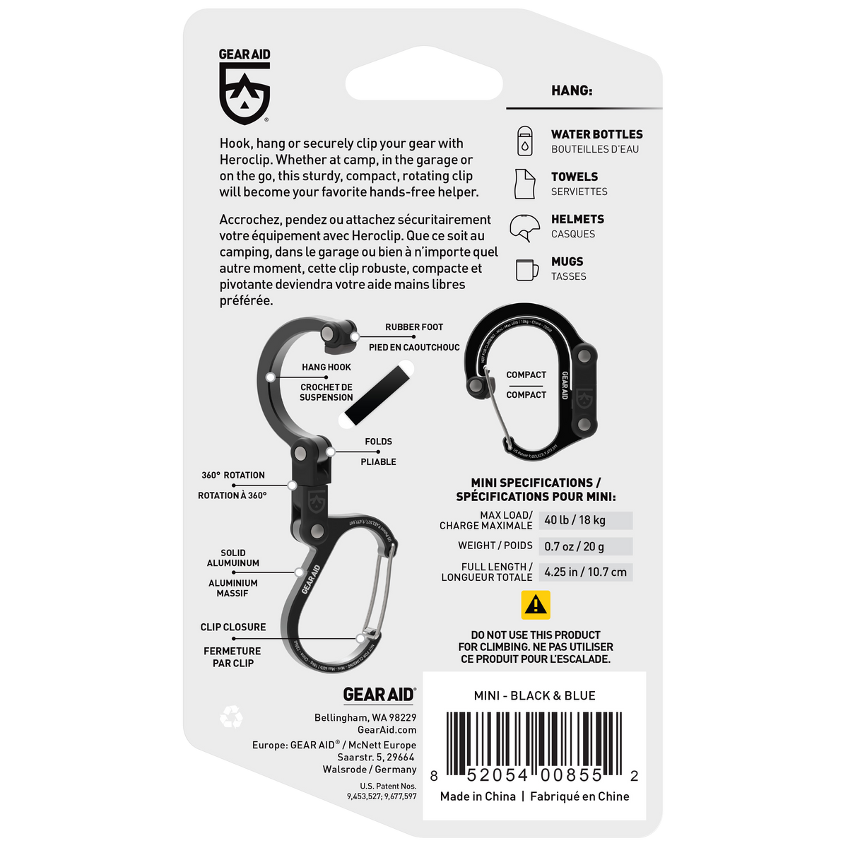 Gear Aid Heroclip Mini - Astrolabe Outdoors - image 6