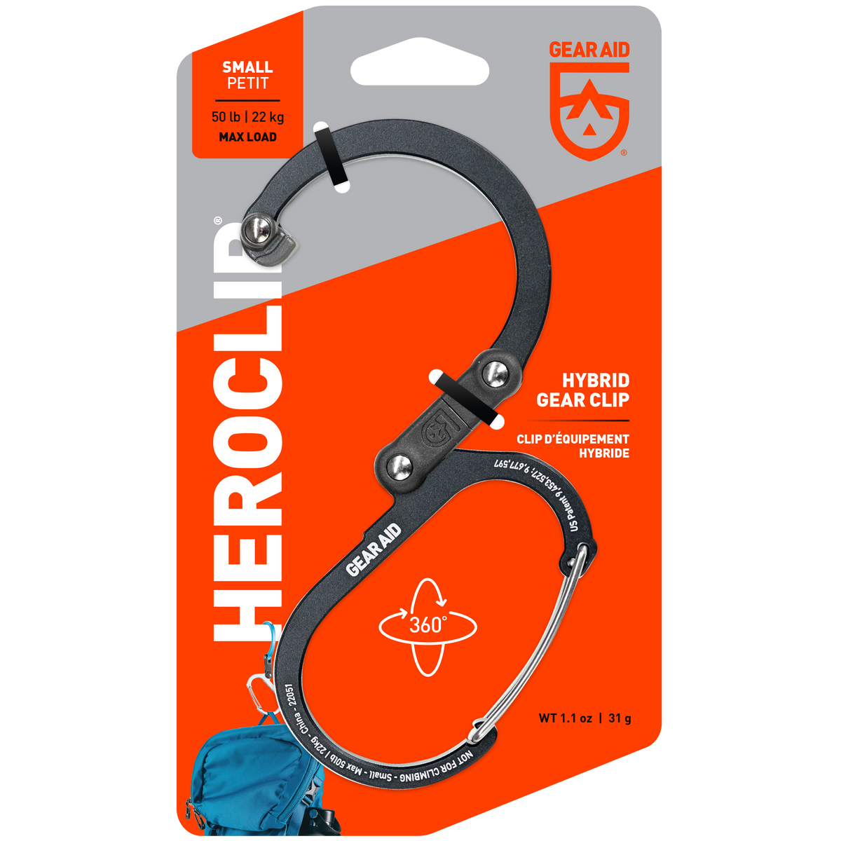Gear Aid Heroclip Small - Astrolabe Outdoors - image 5