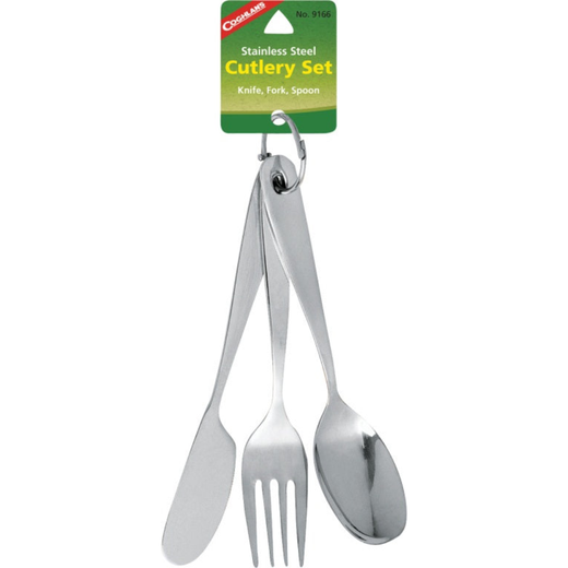 Coghlans Stainless Steel Cutlery Set - Astrolabe Outdoors - image 4