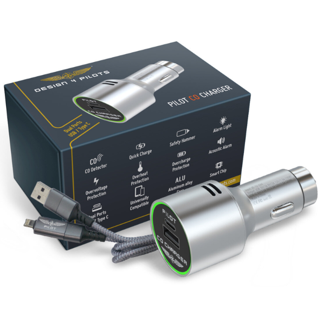 Design 4 Pilots CO Detector and Charger - Astrolabe Outdoors - image 1