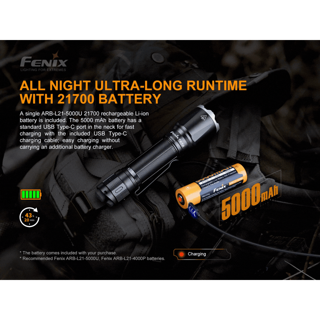Fenix TK16 V2 - 3100 Lumen Tactical LED Torch with Glass Breaker - Astrolabe Outdoors - image 13