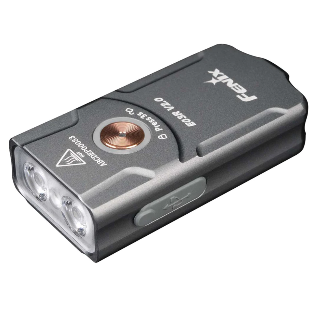 Fenix E03R V2.0 500 Lumen Rechargeable Keyring Light - Astrolabe Outdoors - image 1