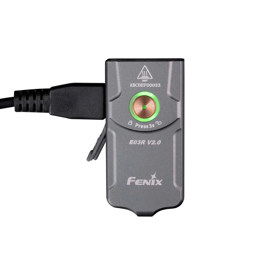 Fenix E03R V2.0 500 Lumen Rechargeable Keyring Light - Astrolabe Outdoors - image 2