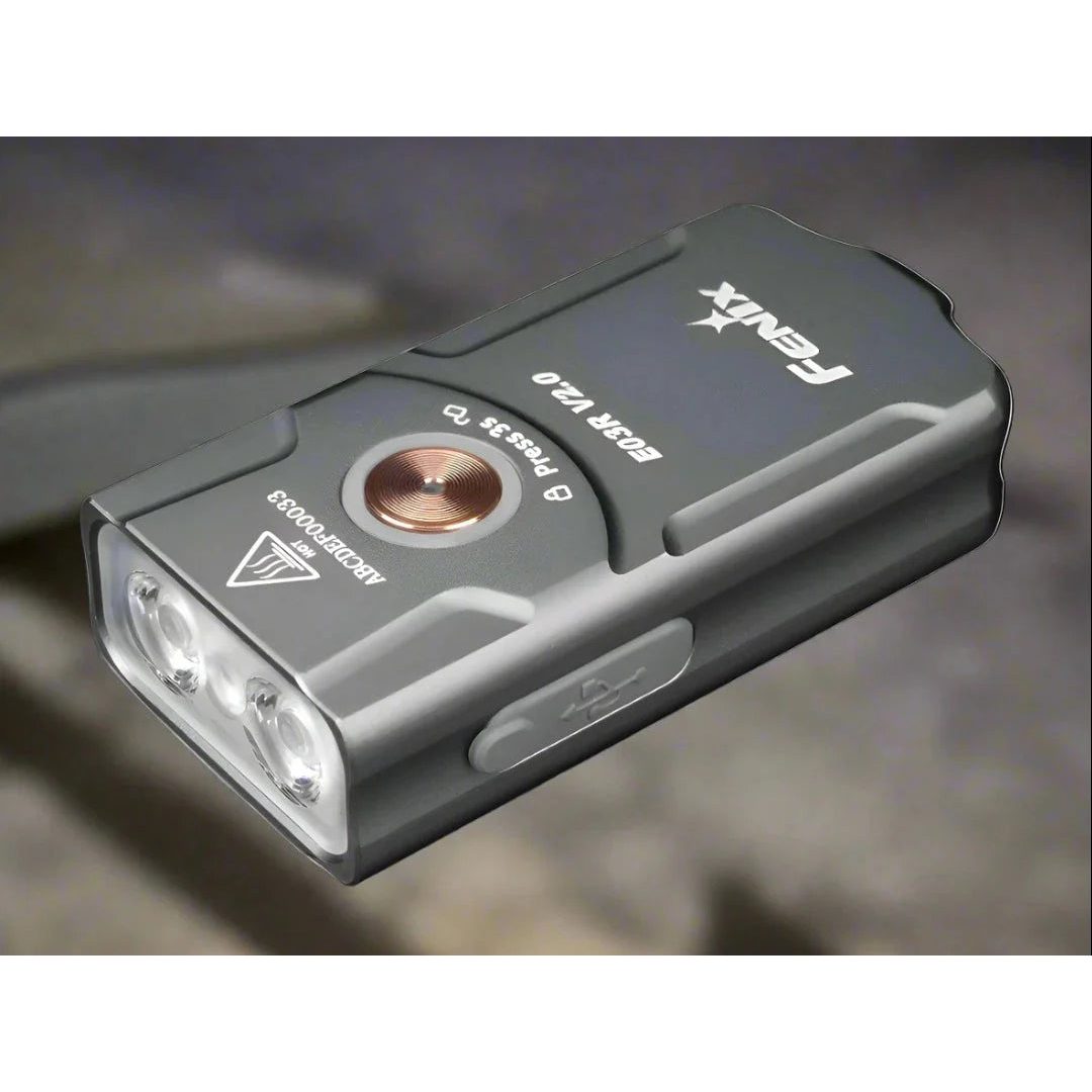Fenix E03R V2.0 500 Lumen Rechargeable Keyring Light - Astrolabe Outdoors - image 3