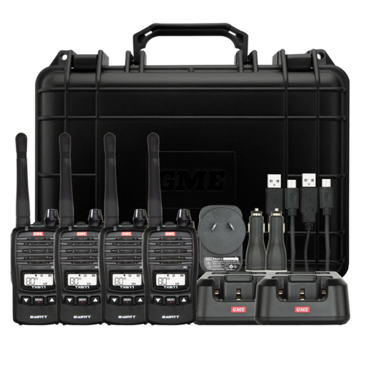GME TX677QP 2 Watt UHF CB Handheld radio - Quad pack - Astrolabe Outdoors - image 1