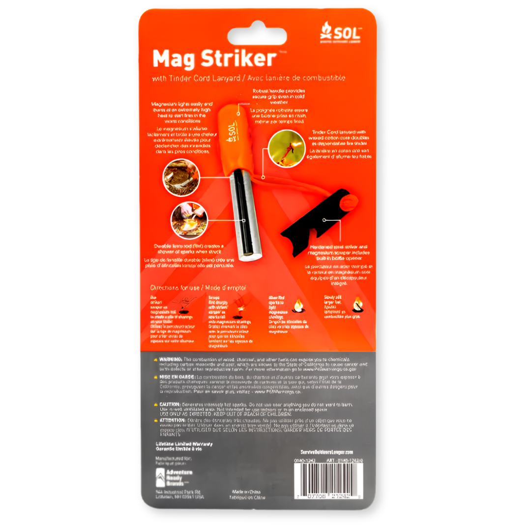 SOL Mag Striker with Tinder Cord - Astrolabe Outdoors - image 2
