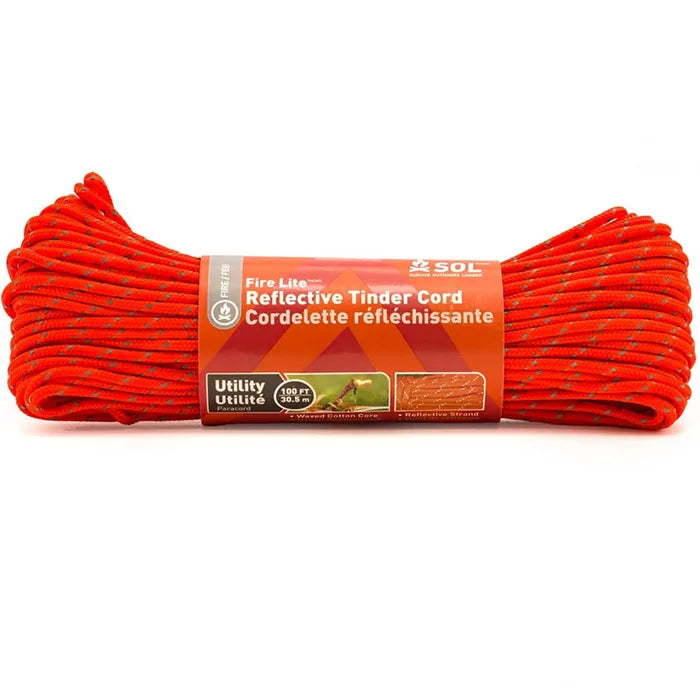 Fire Lite TinderCord Utility-Grade Orange 30m - Astrolabe Outdoors - image 1