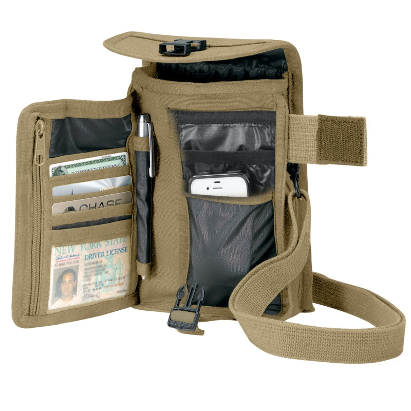 Rothco Canvas Travel Portfolio - Khaki - Astrolabe Outdoors - image 1