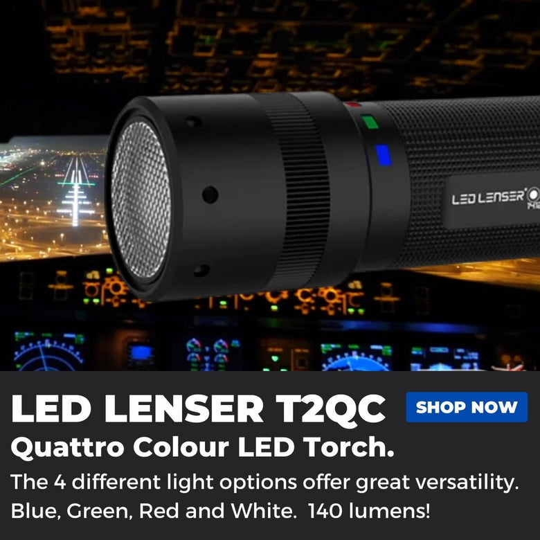 LED LENSER T2QC Quattro Colour LED Torch