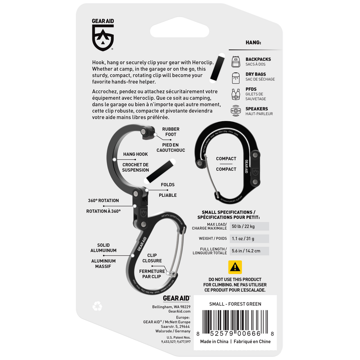Gear Aid Heroclip Small - Astrolabe Outdoors - image 4