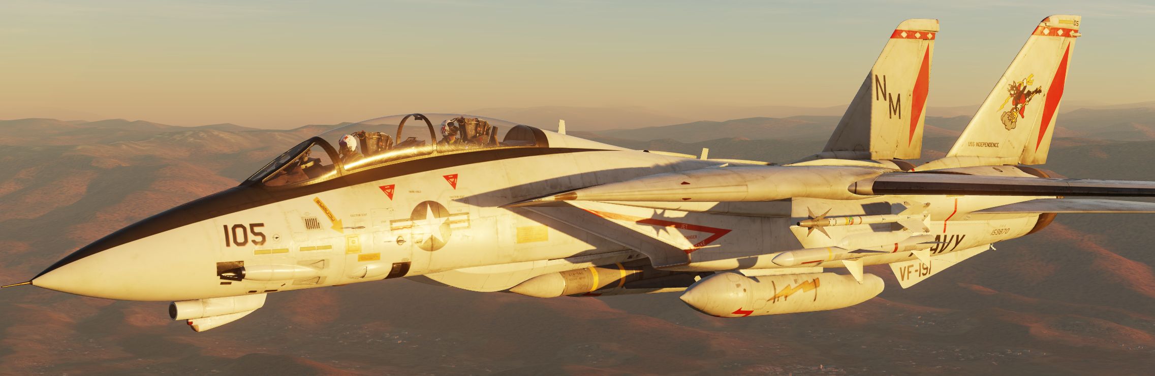 Planetag F-14A Tomcat Top Gun - Interior en forma de panal verde