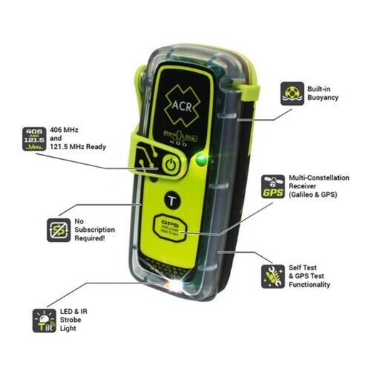 ACR ResQLink 400 - GPS Personal Locator Beacon - Astrolabe Outdoors - image 2