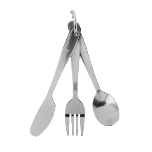 Coghlans Stainless Steel Cutlery Set - Astrolabe Outdoors - image 2