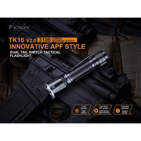 Fenix TK16 V2 - 3100 Lumen Tactical LED Torch with Glass Breaker - Astrolabe Outdoors - image 6