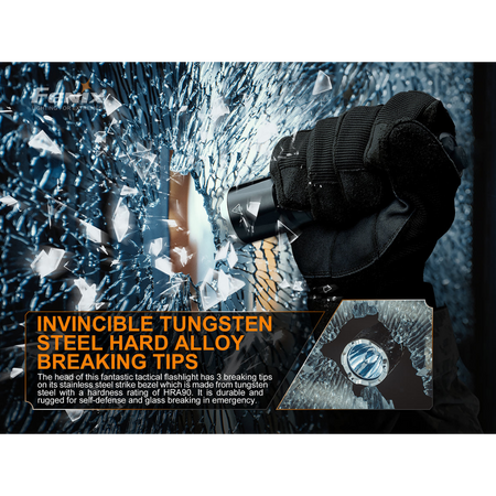 Fenix TK16 V2 - 3100 Lumen Tactical LED Torch with Glass Breaker - Astrolabe Outdoors - image 9