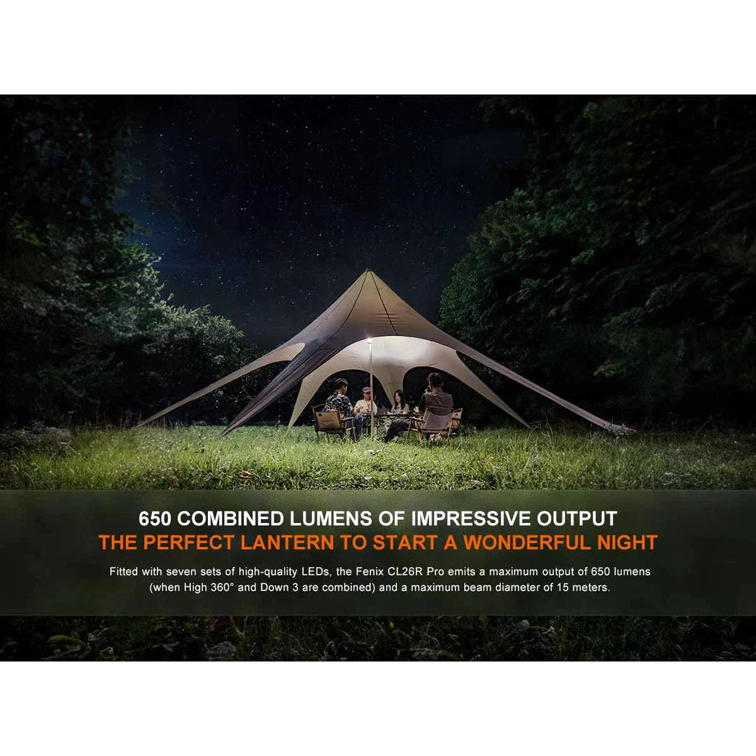 Fenix CL26R Pro ? 650 Lumens Rechargable LED Lantern - Astrolabe Outdoors - image 7