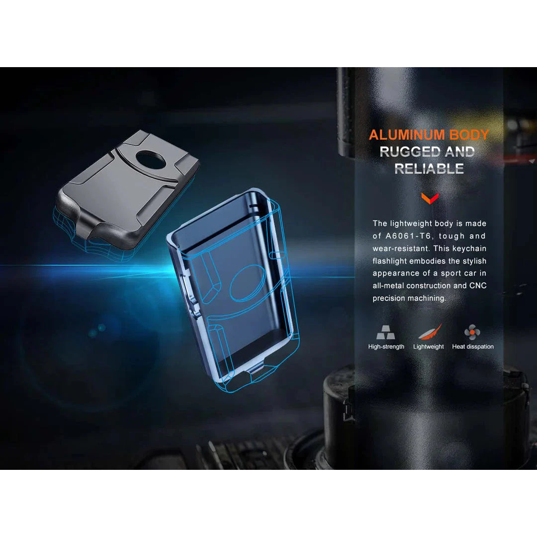 Fenix E03R V2.0 500 Lumen Rechargeable Keyring Light - Astrolabe Outdoors - image 9