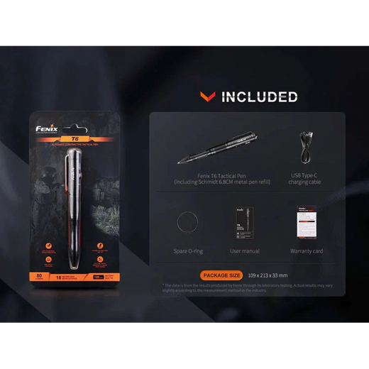 Fenix T6 Tactical Penlight - with glassbreaker - Astrolabe Outdoors - image 6