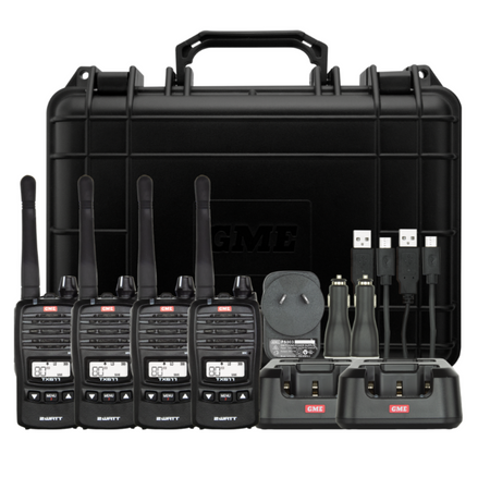 GME TX677QP 2 Watt UHF CB Handheld radio - Quad pack - Astrolabe Outdoors - image 1