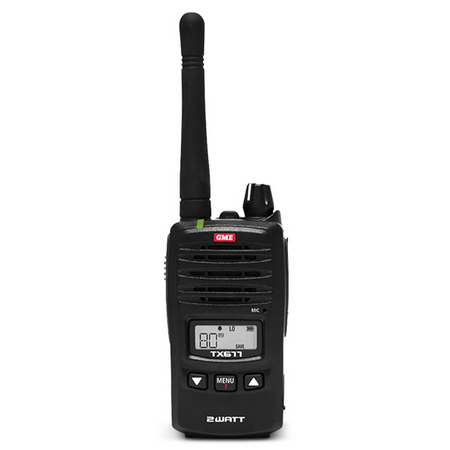 GME TX677 2 Watt UHF CB Handheld Radio, Twin Pack - Astrolabe Outdoors - image 2