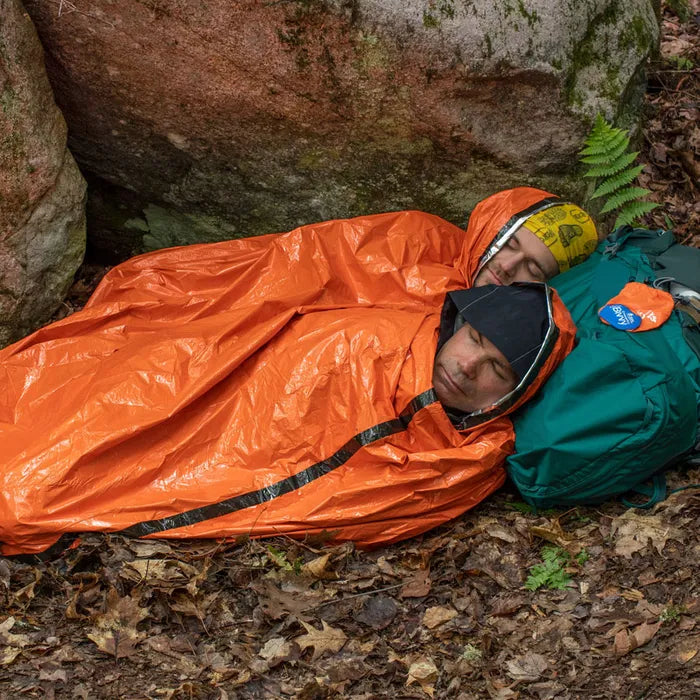 Emergency Bivvy XL with Rescue Whistle - Orange - Astrolabe Outdoors - image 3