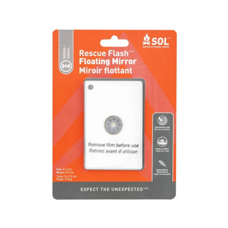 SOL Rescue Flash Floating Mirror - Astrolabe Outdoors - image 1