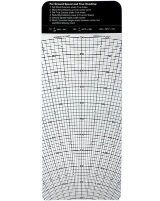 ASA E6B Slide for High Speed Calculations