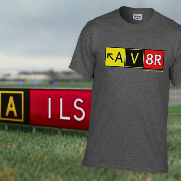 AV8R (Aviador) Camiseta con cartel de calle de rodaje
