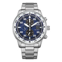 Citizen Eco-Drive Aviator Classic Sport Chronograph Blue - CA0880-58L