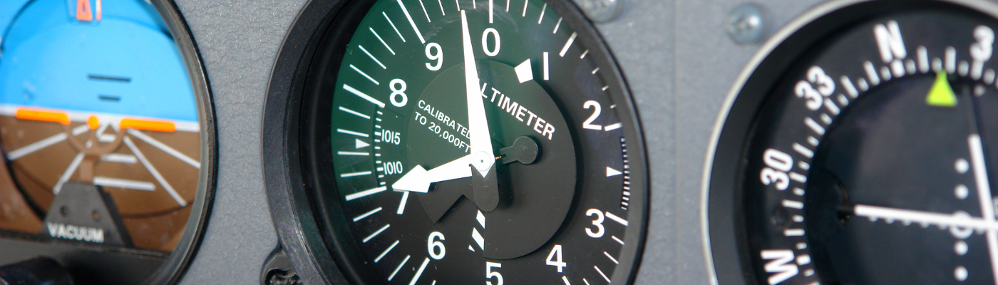 Trintec Coasters Cessna Flight Instrument Set