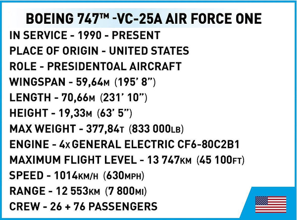 COBI 747 Air Force One