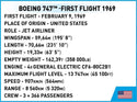 COBI 747 First Flight 1969