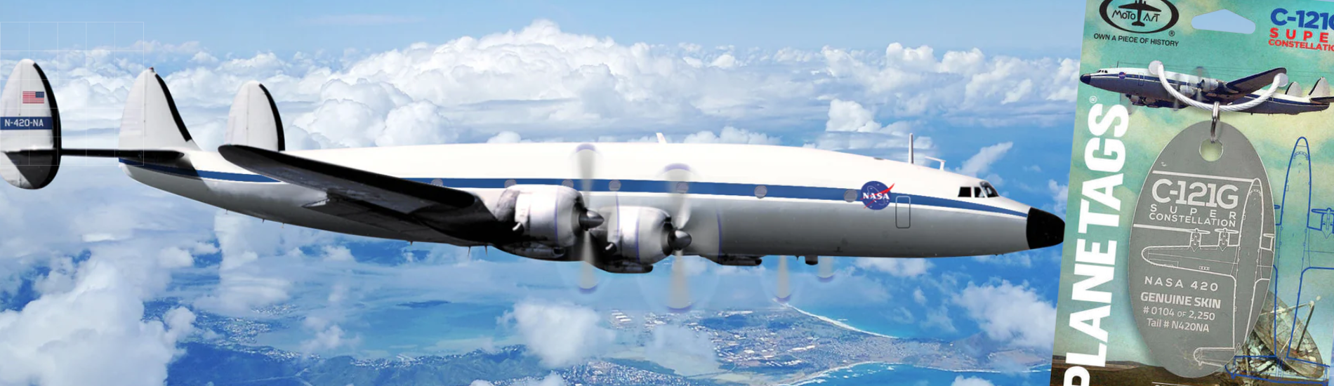 PlaneTags C121G Super Constellation N420NA