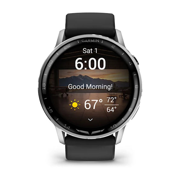 Garmin D2 Air X15 Aviator Smartwatch - Silver