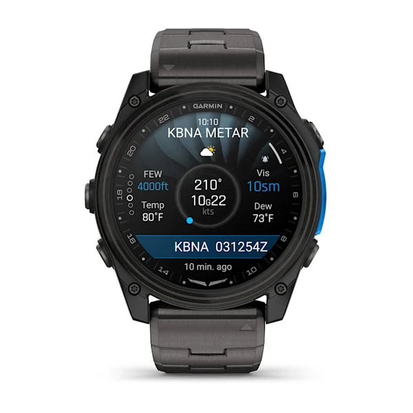 Garmin D2 Mach 2 – 51mm Aviator Smartwatch - Carbon Gray DLC Titanium