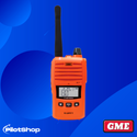 GME TX6165 5 Watt IP67 UHF CB Handheld Radio Single unit - Blaze Orange