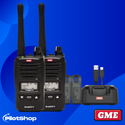 GME TX677 2 Watt UHF CB Handheld Radio, Twin Pack