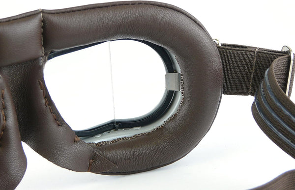 Gafas Halcyon Classic Mark 9 Superjet - Cuero vegano