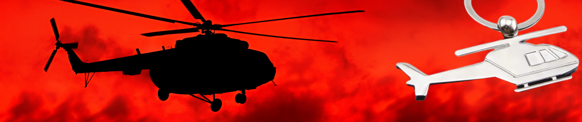 Helicopter Keychain
