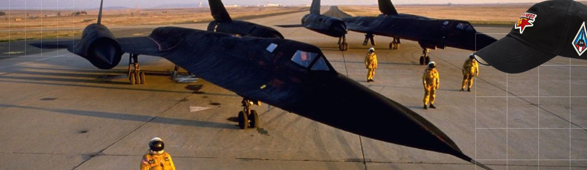 Red Canoe Lockheed SR-71 Blackbird Cap