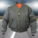 Chaqueta de vuelo MA-1 verde