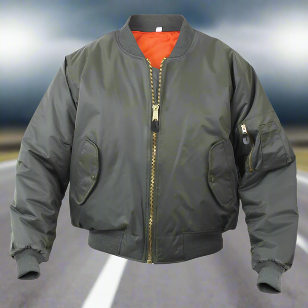 Chaqueta de vuelo MA-1 verde