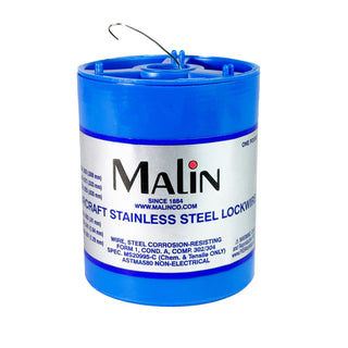 Malin Company Stainless Steel Safety Lockwire 1LB - 0.025