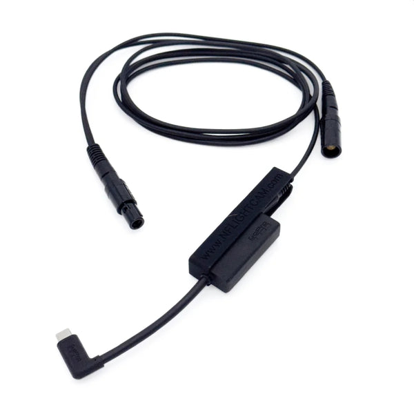 NFlight Nflightcam Solution Audio+Alimentation pour GoPro Hero 5-12 Noir