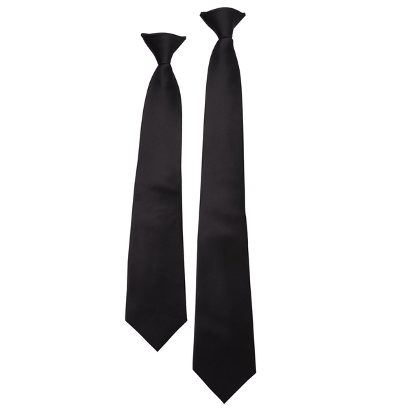 Cravate Homme - Clip-on - Noir