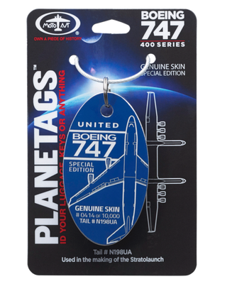 Planetag B747-400, Stratolaunch Keychains by Planetags | Downunder Pilot Shop