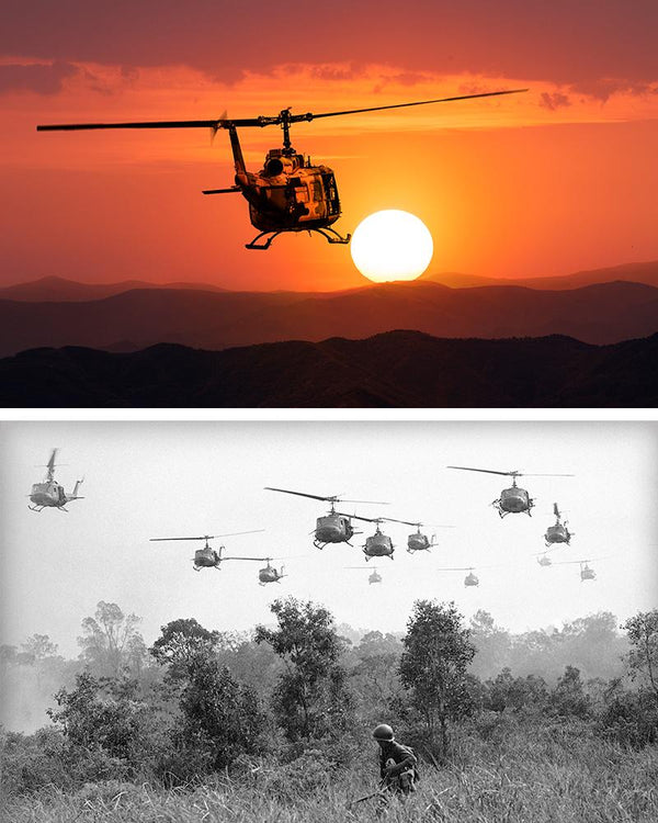 Planetag Bell Huey UH-1F - 66-1222 Keychains by Planetags | Downunder Pilot Shop