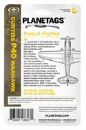 Planetag Curtiss P-40 Warhawk Keychains by Planetags | Downunder Pilot Shop