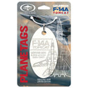 Planetag F-14A Tomcat Top Gun - Interior White Honeycomb Keychains by Planetags | Downunder Pilot Shop