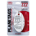 Planetag Japan Airlines B777 - JA8943 Keychains by Planetags | Downunder Pilot Shop